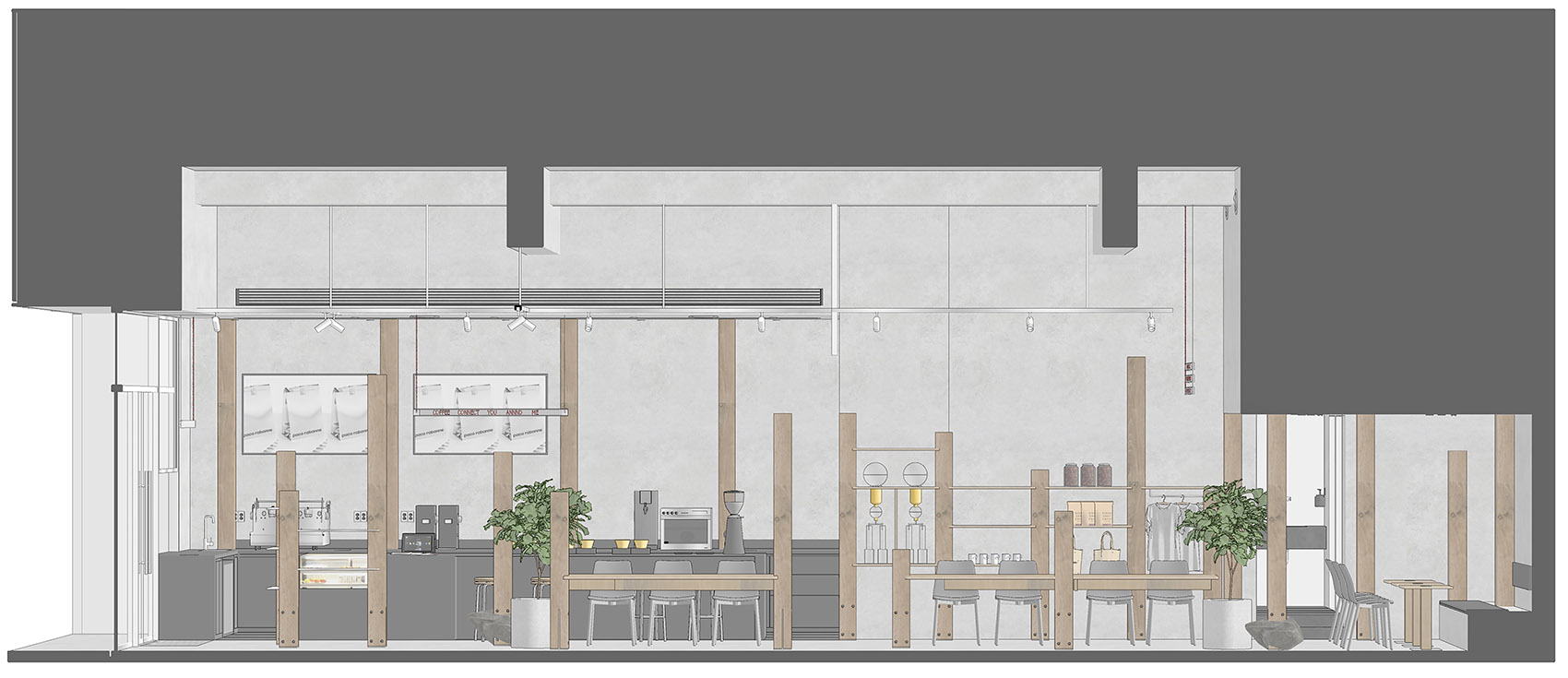 深圳·Annnd Café品牌咖啡厅设计 / 如室建筑