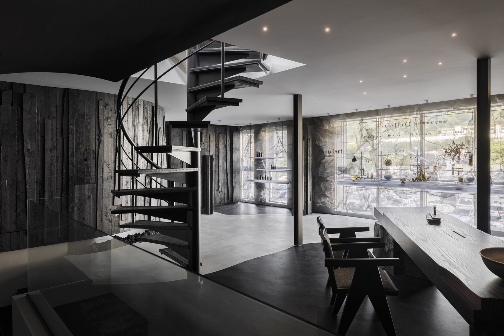 台湾·“碳境”—juliArt头皮理疗中心设计 / 水相