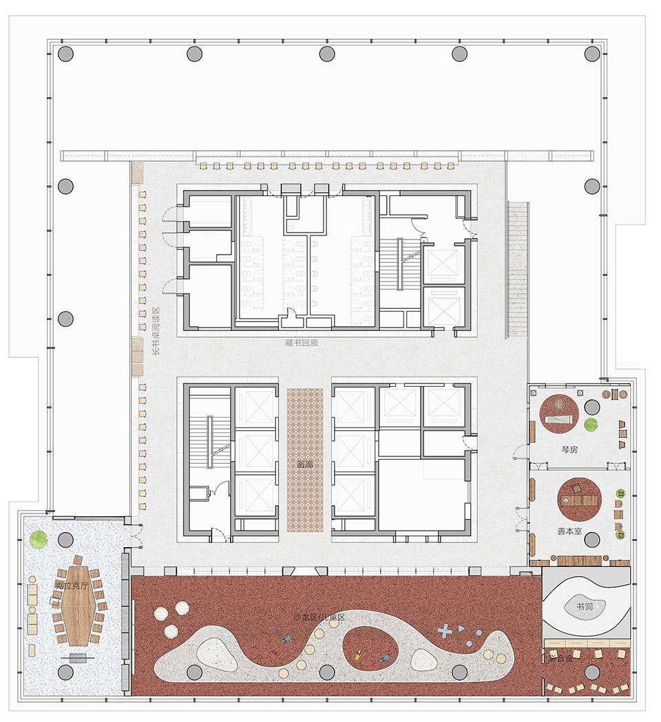 广州·“朝彻书屋”图书馆设计 / Wutopia Lab