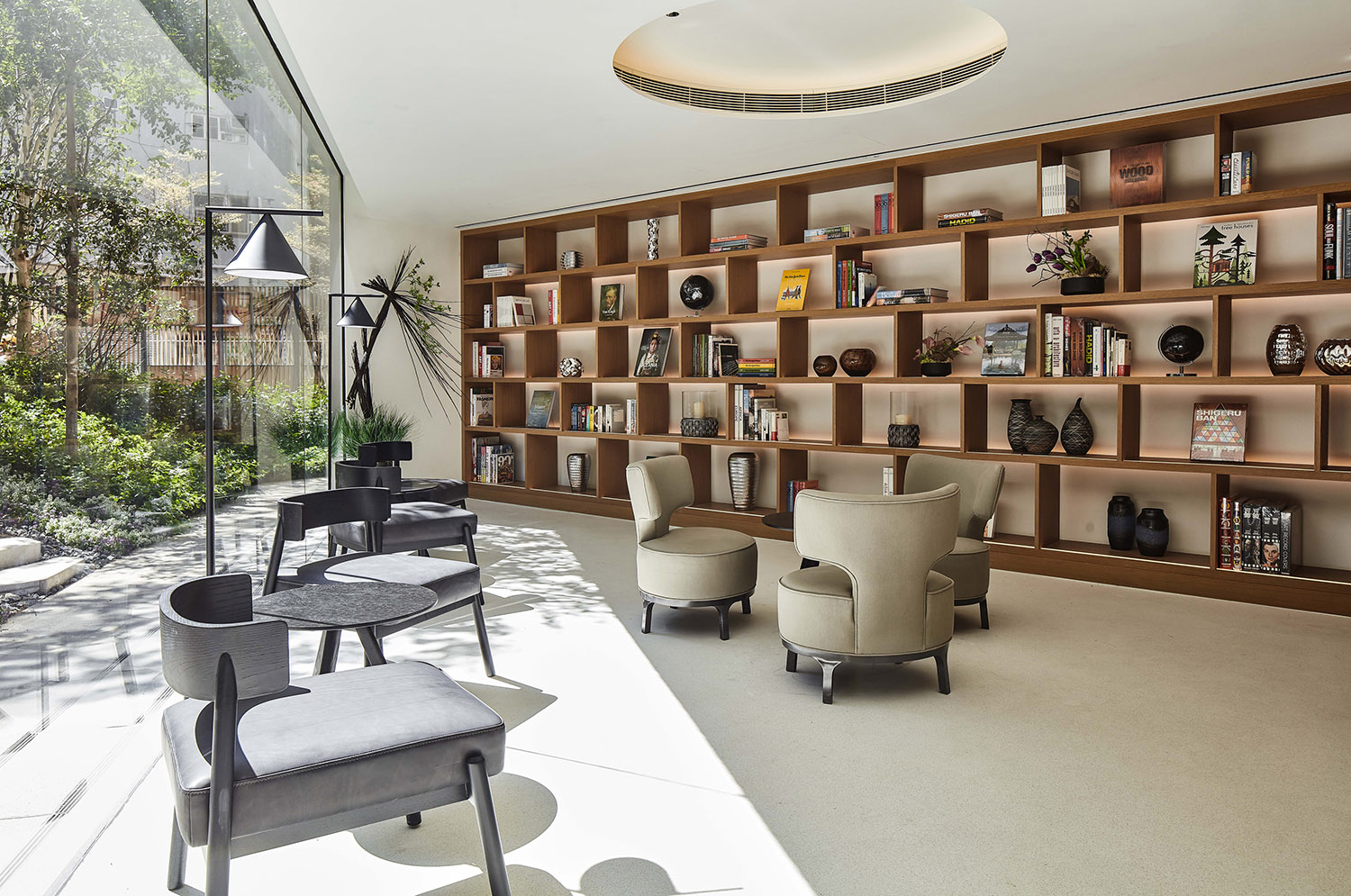 香港·Fleur Pavilia高档公寓会所及门厅设计