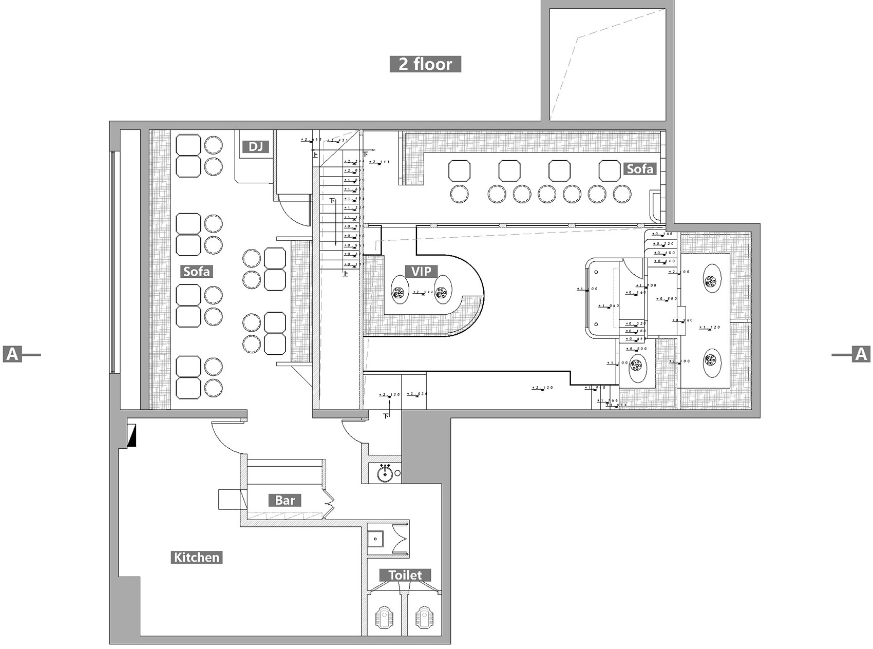 武汉·MOLLY CLUB餐饮娱乐空间 / 间禾建筑
