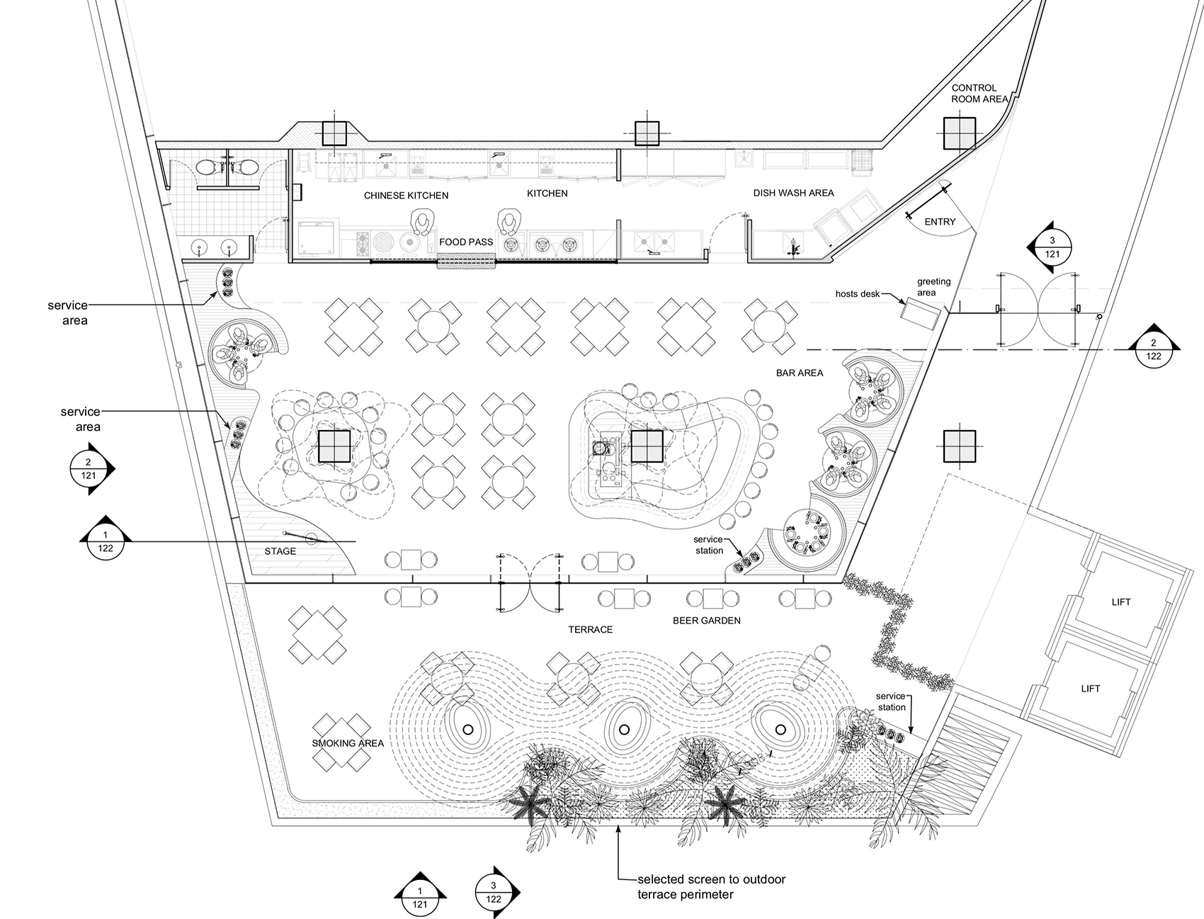 曼谷·SPICE &amp; BARLEY餐厅设计