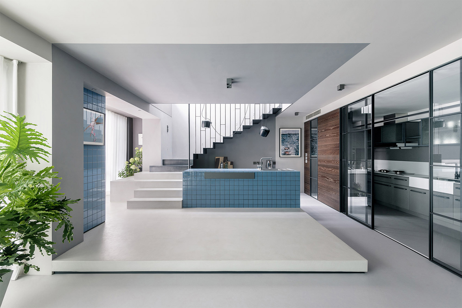 北京三层顶层公寓设计 / 意思建筑