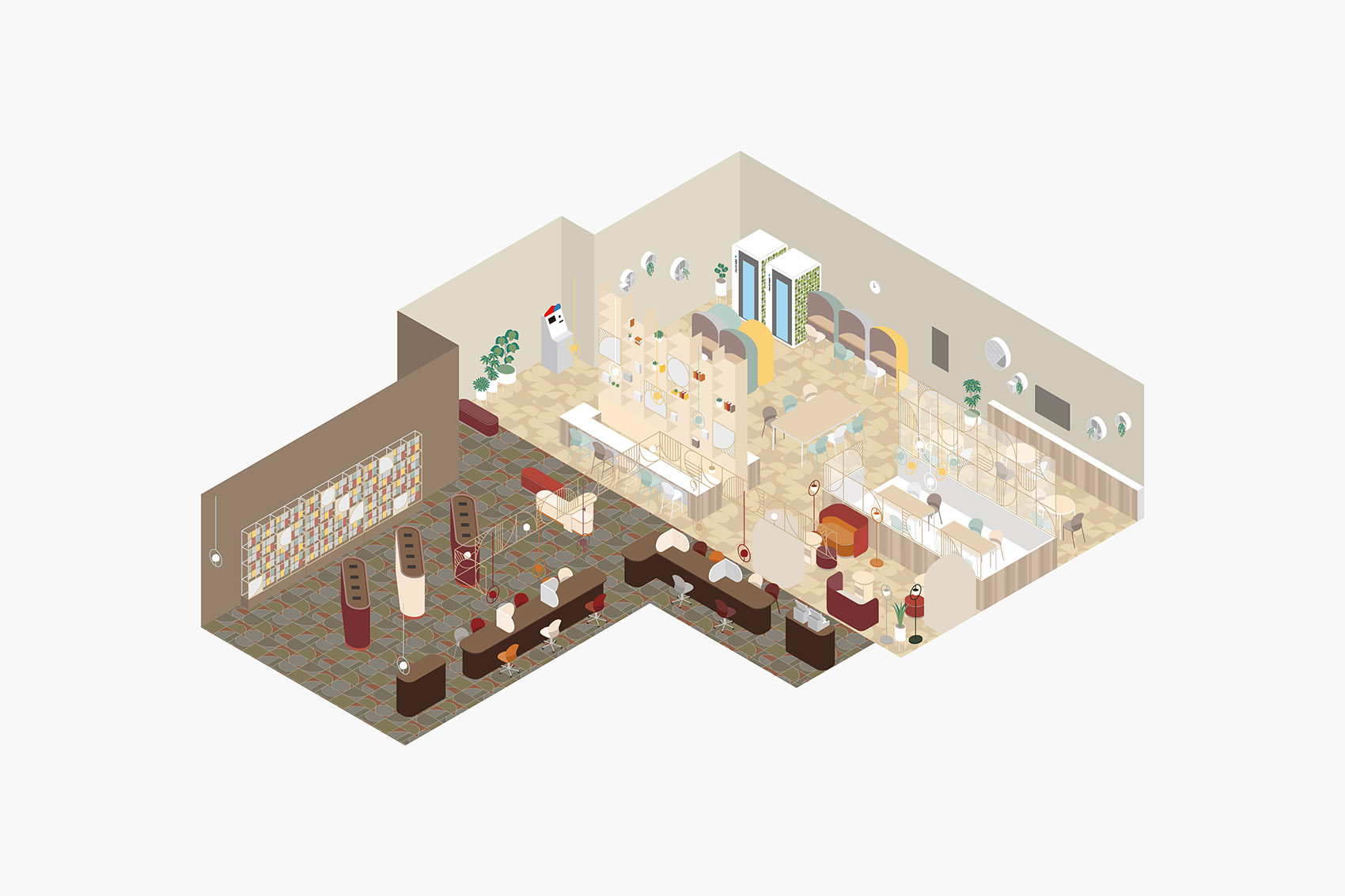 日本·docomo新零售体验店设计 / nendo