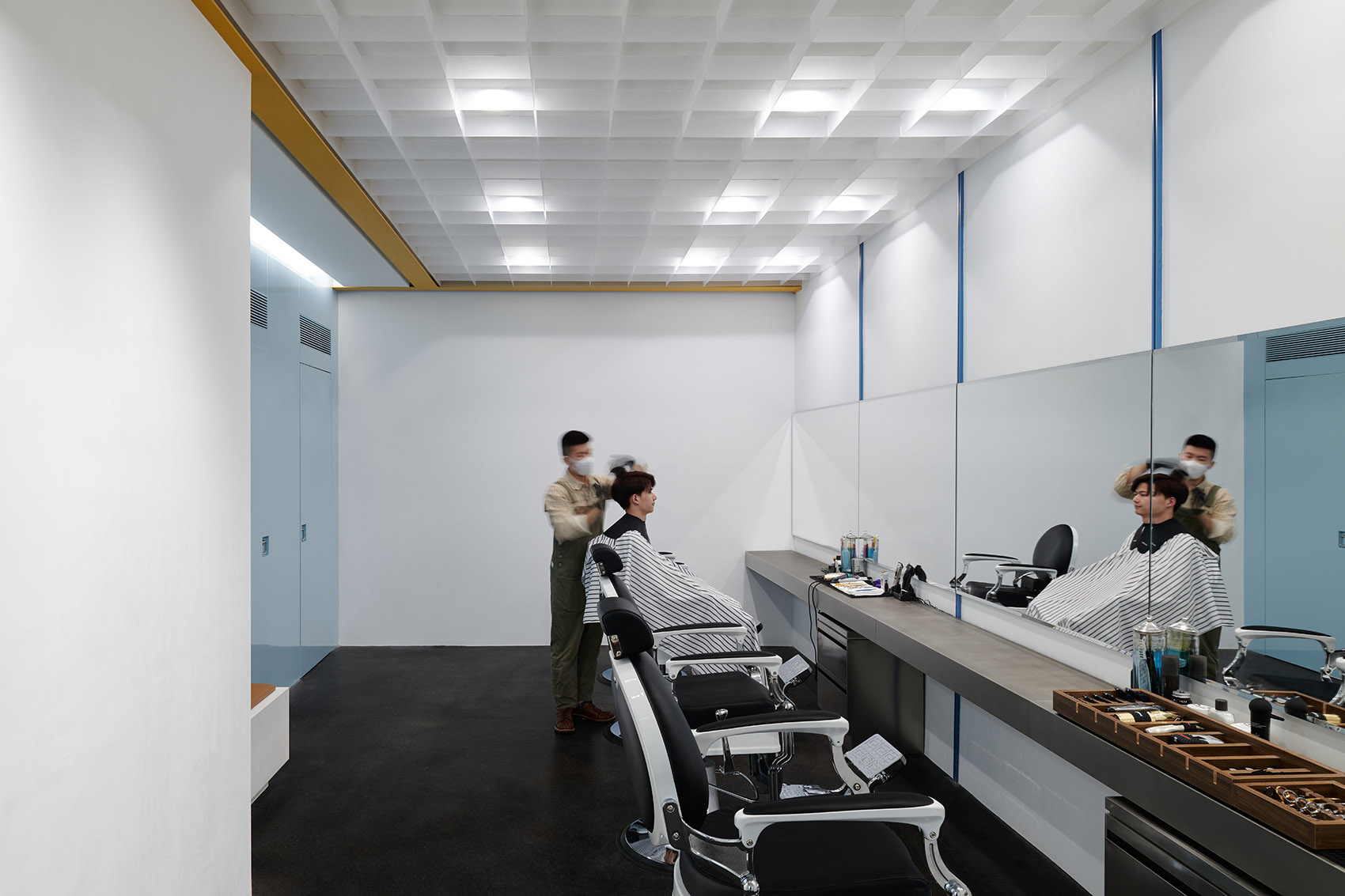 杭州·Reef Barbershop理发店设计 / SAY ARCHITECTS