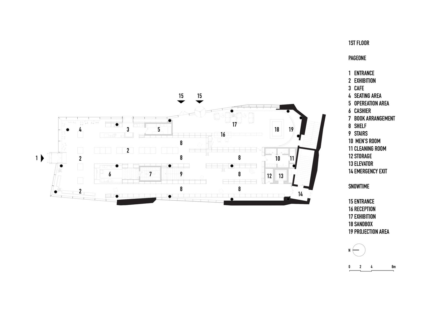 北京·PageOne书店设计 / OFFICE AIO