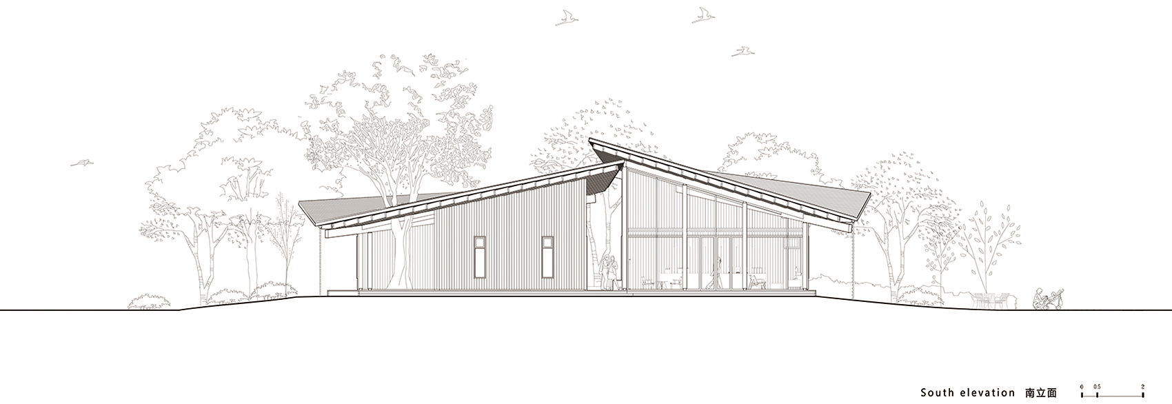 杭州·“阳陂湖湿地”接待中心设计 / 尌林建筑