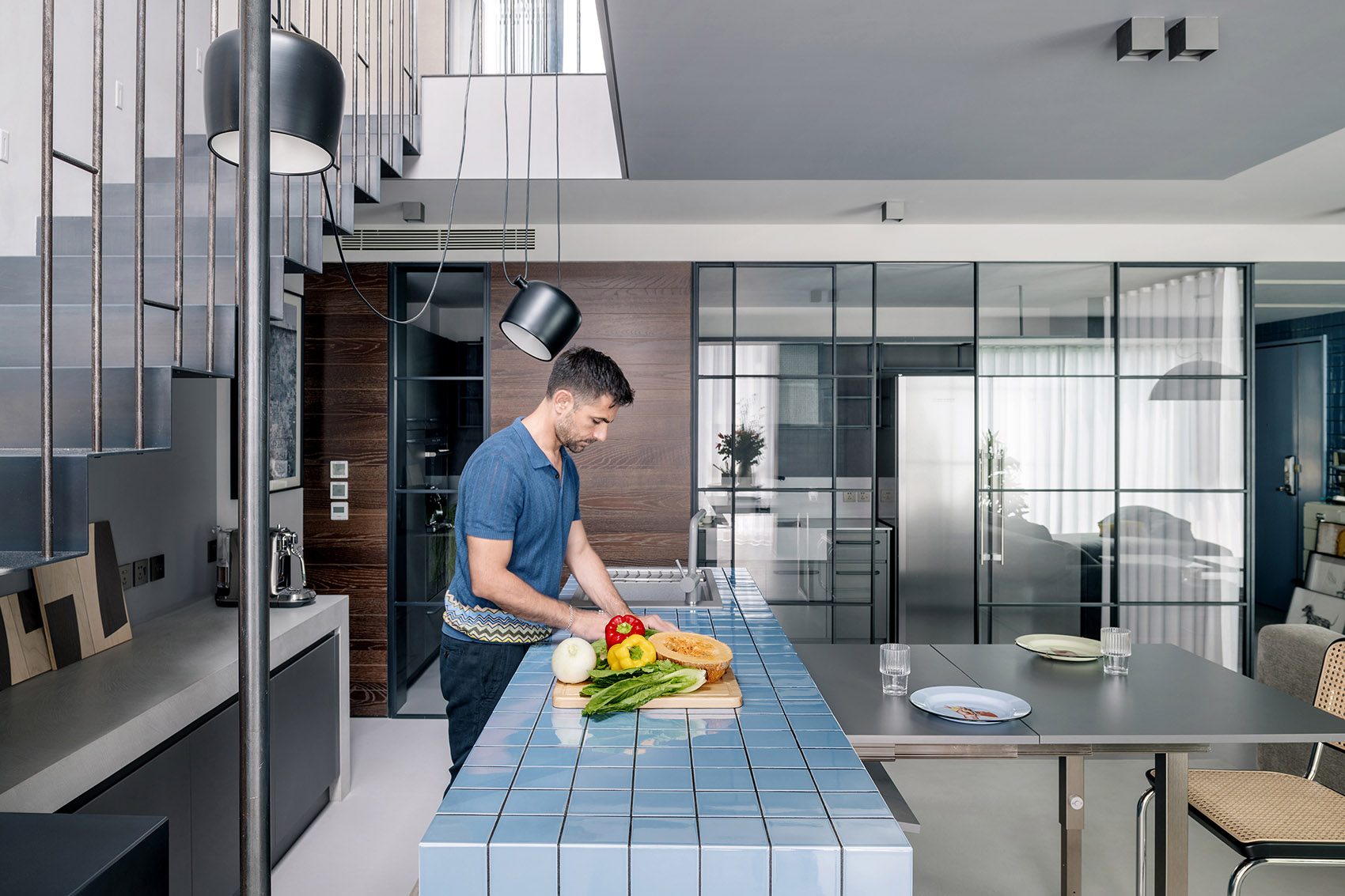 北京三层顶层公寓设计 / 意思建筑