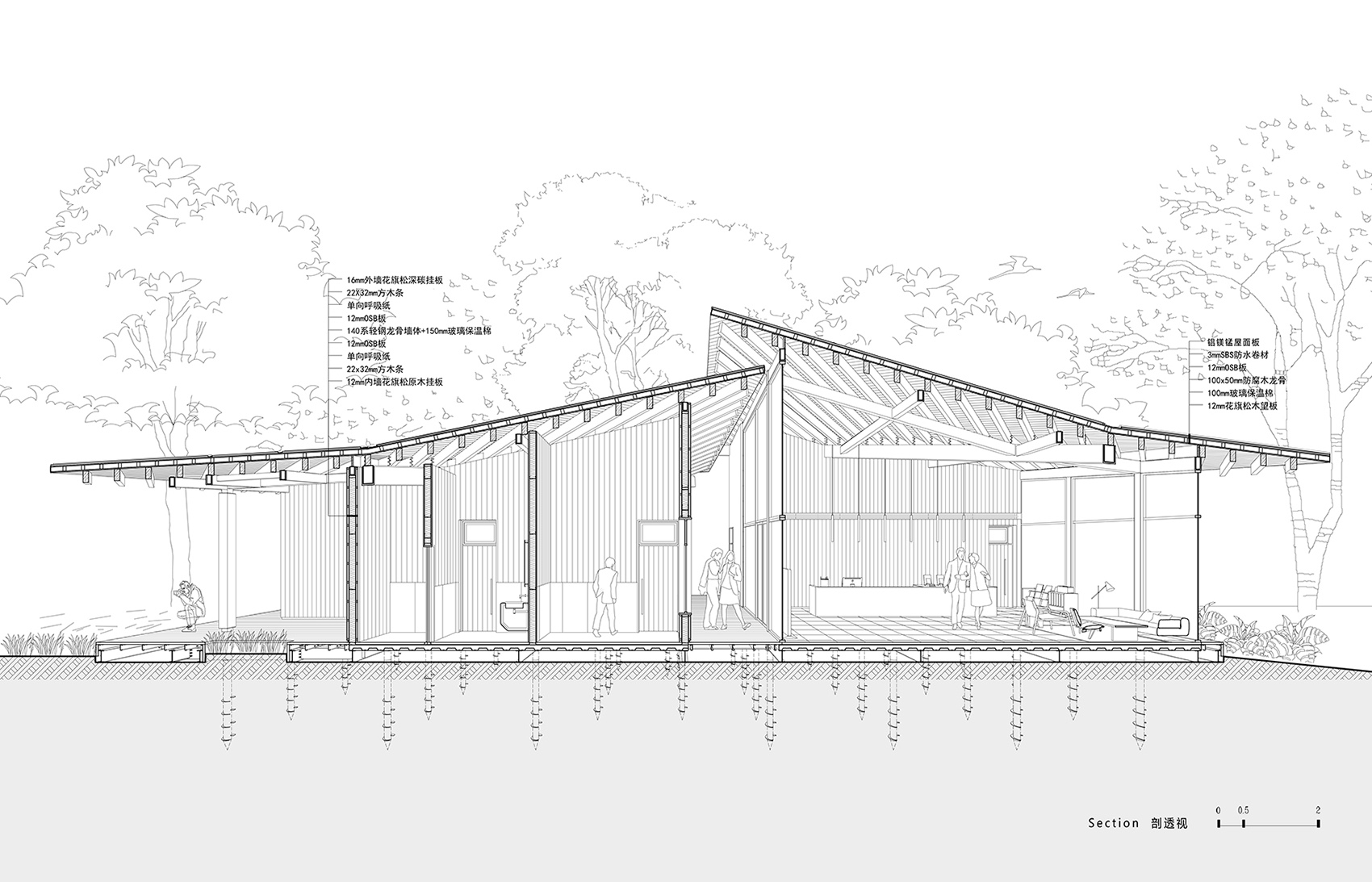 杭州·“阳陂湖湿地”接待中心设计 / 尌林建筑