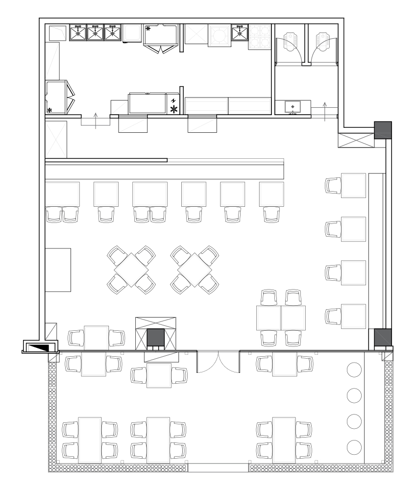 重庆·“你好烧烤吧”餐厅设计 / 空袋子