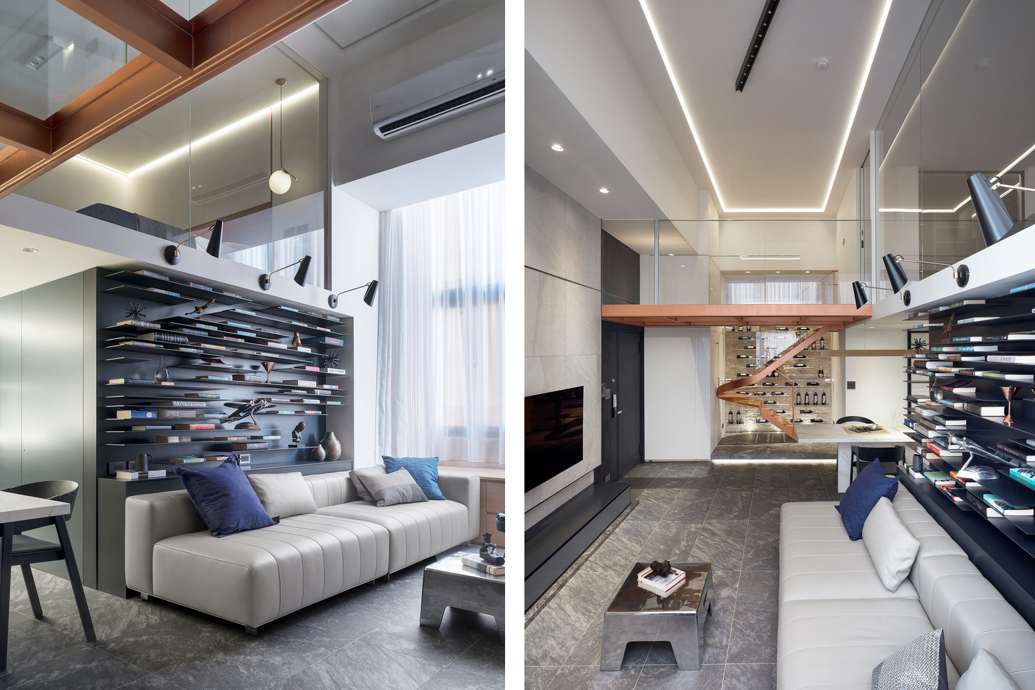 台湾“光引呈线”LOFT住宅空间设计