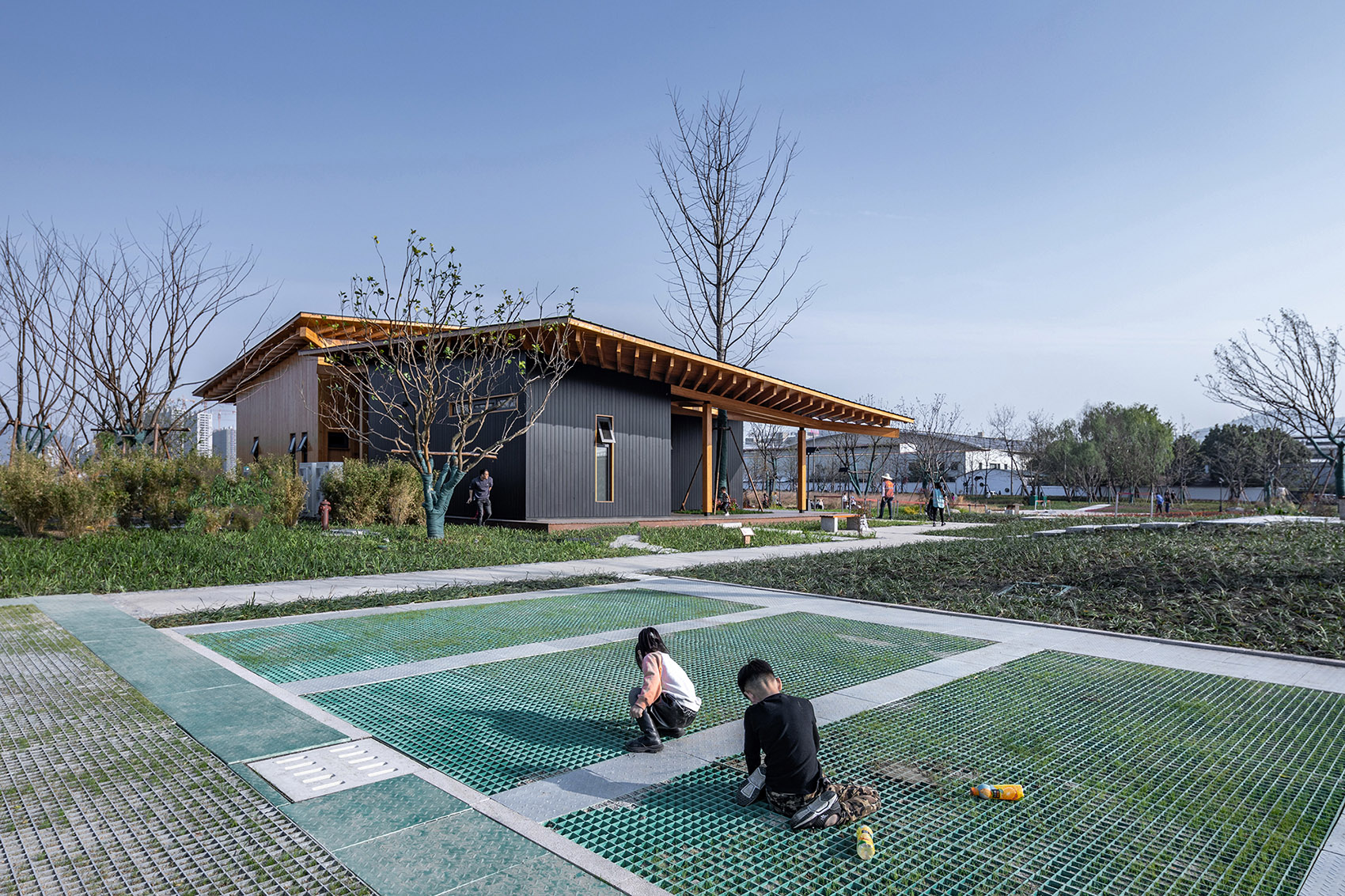 杭州·“阳陂湖湿地”接待中心设计 / 尌林建筑