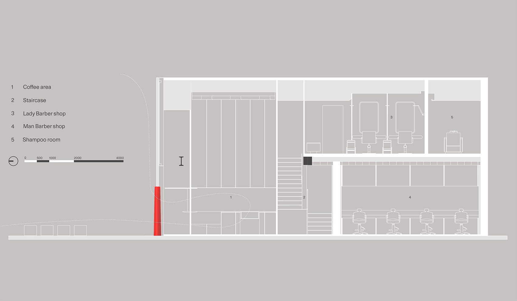 杭州·Reef Barbershop理发店设计 / SAY ARCHITECTS