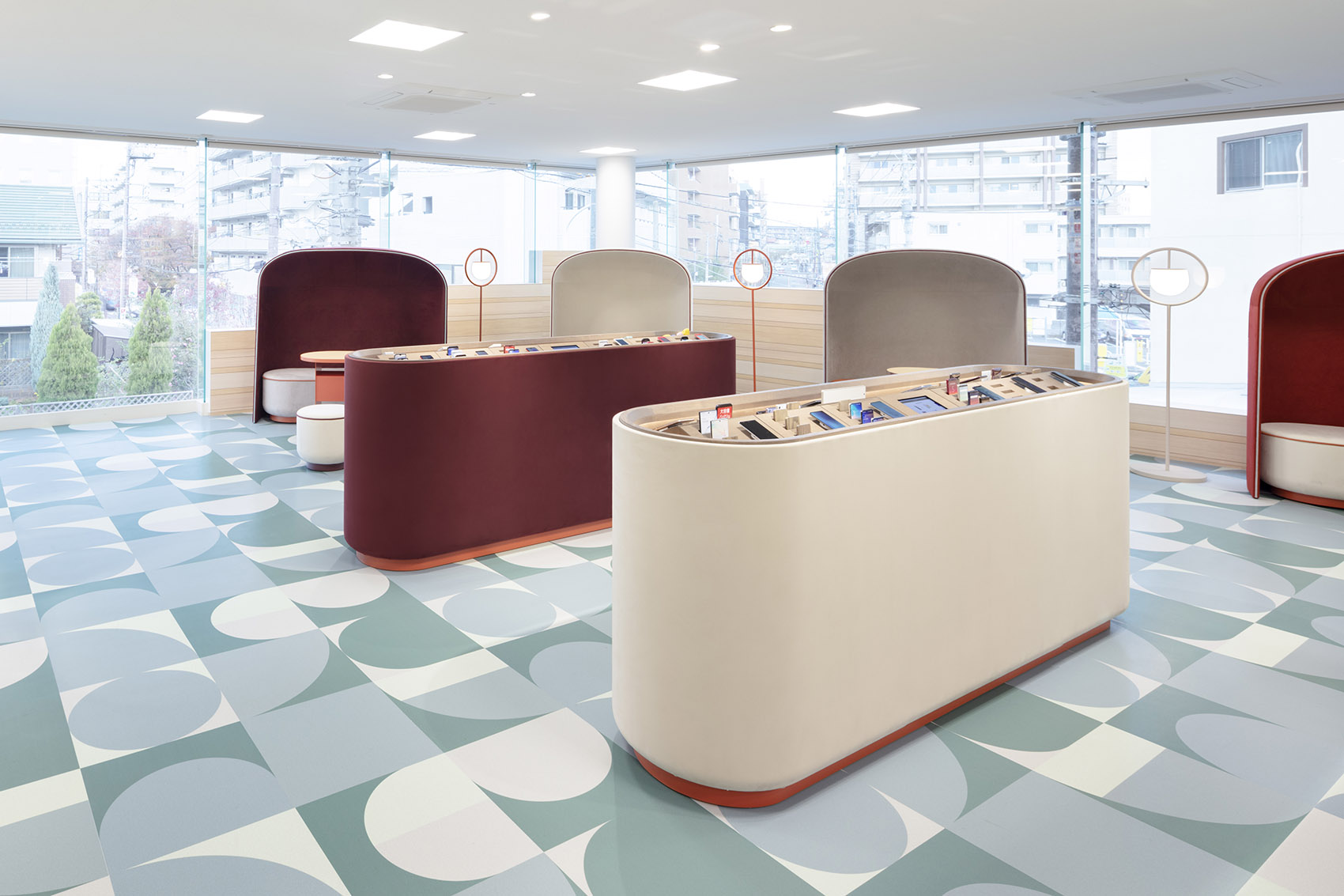 日本·docomo新零售体验店设计 / nendo