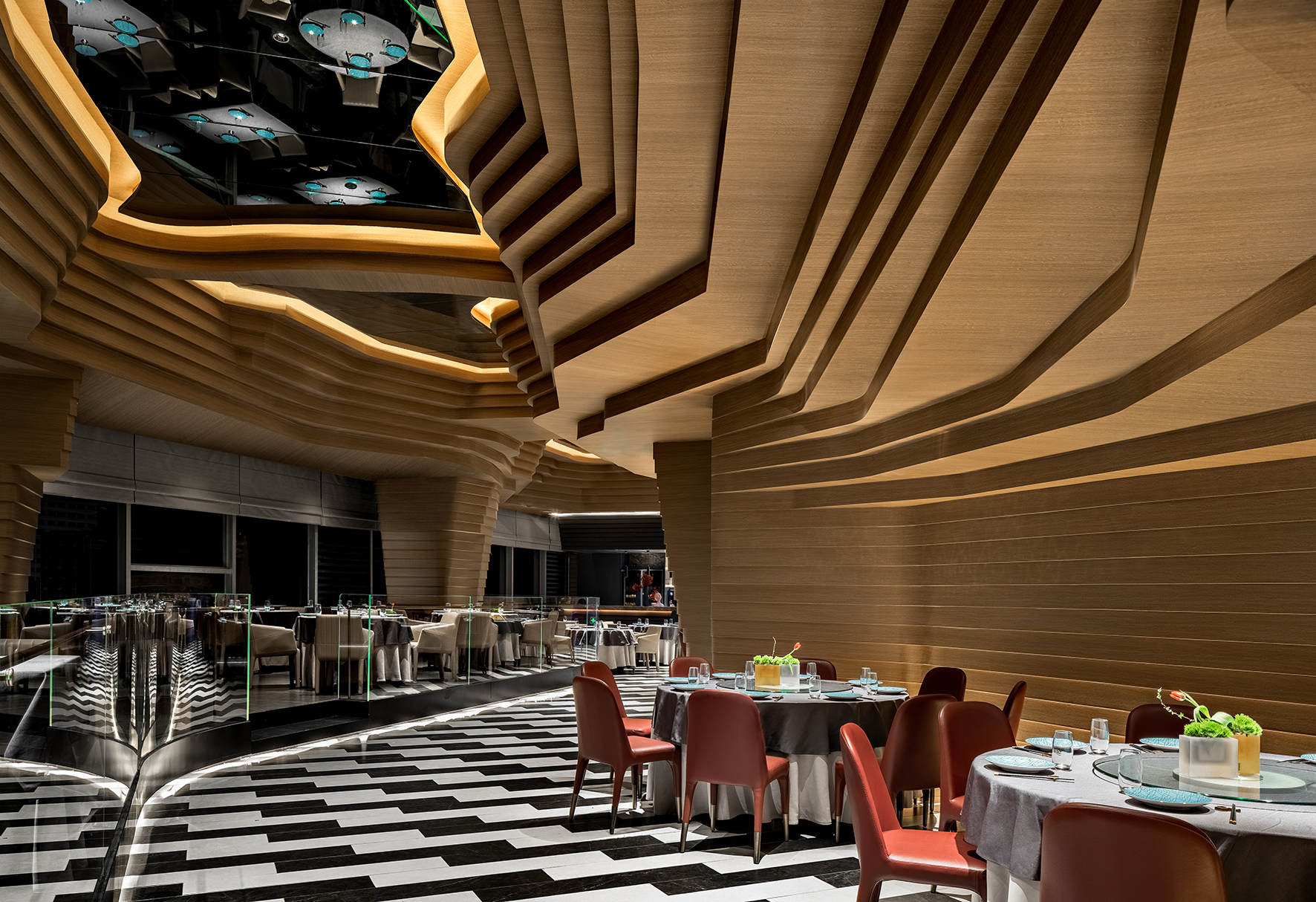 成都·“萬蔚”精品餐厅设计(COSMO店) / IN.X屋里门外