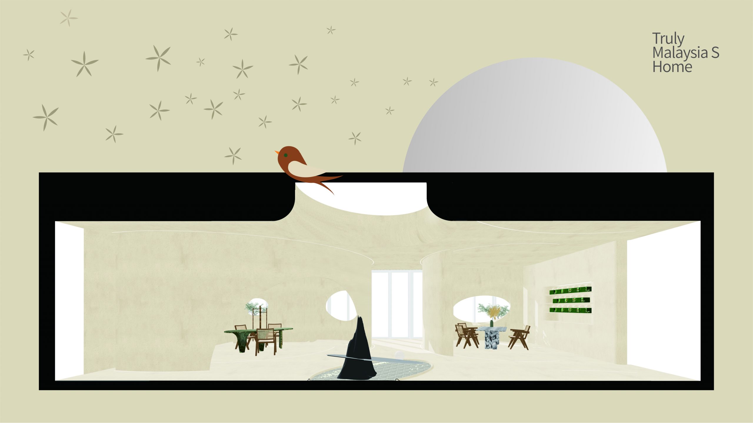 济南·“马来好婆家”零售空间设计 / 寸匠熊猫