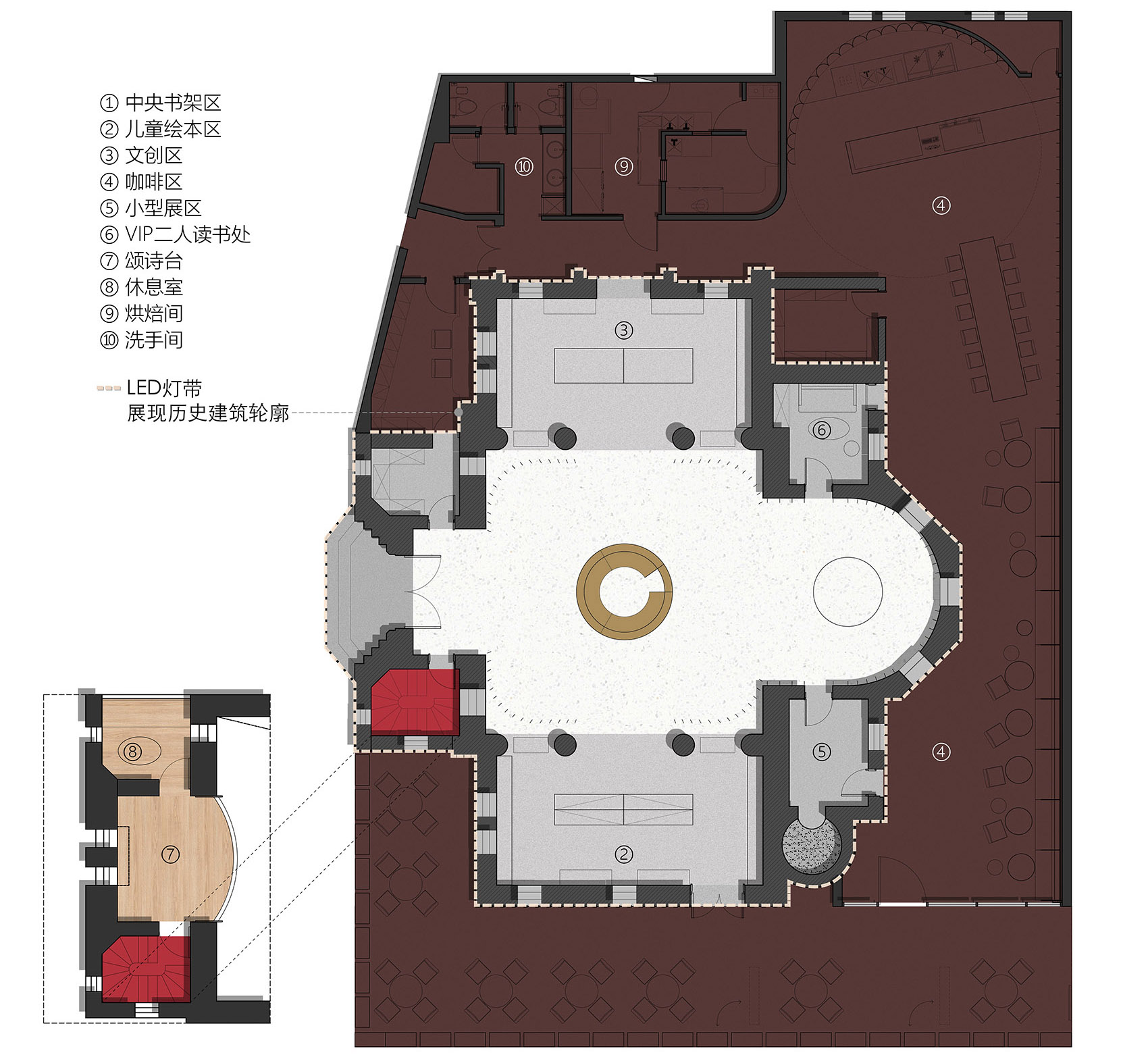 上海·“思南书局”诗歌书店 / Wutopia Lab