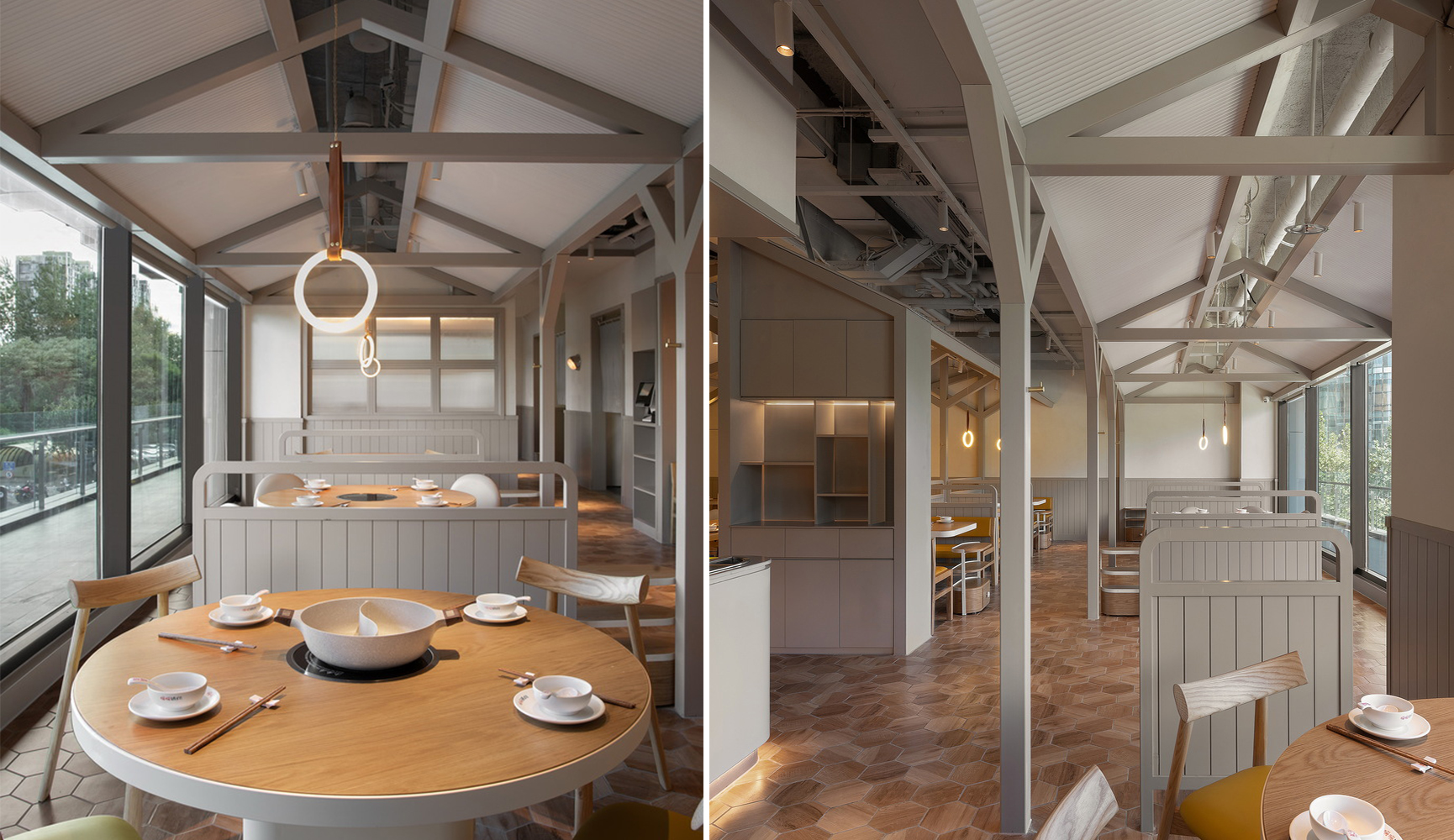 北京·“暖暖锅物”台湾火锅餐厅(暖山店) / 古鲁奇