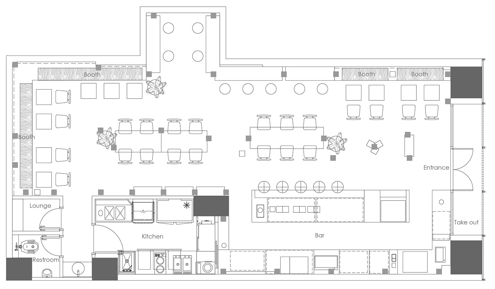 深圳·Annnd Café品牌咖啡厅设计 / 如室建筑