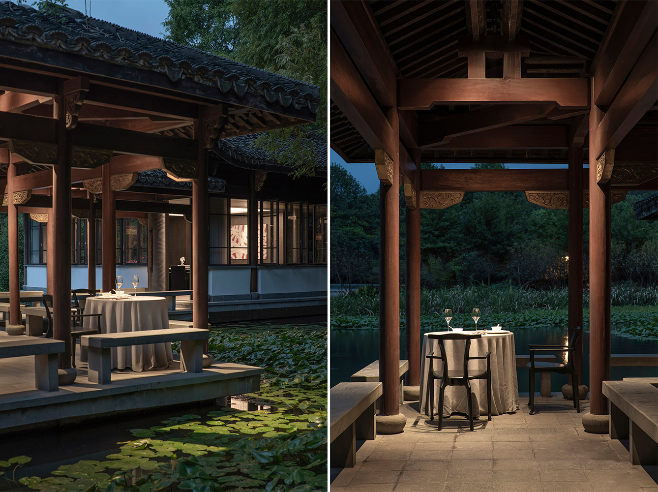 杭州·“秘 . 静 – 遇湖湾”湖景餐厅 / 慢珊瑚