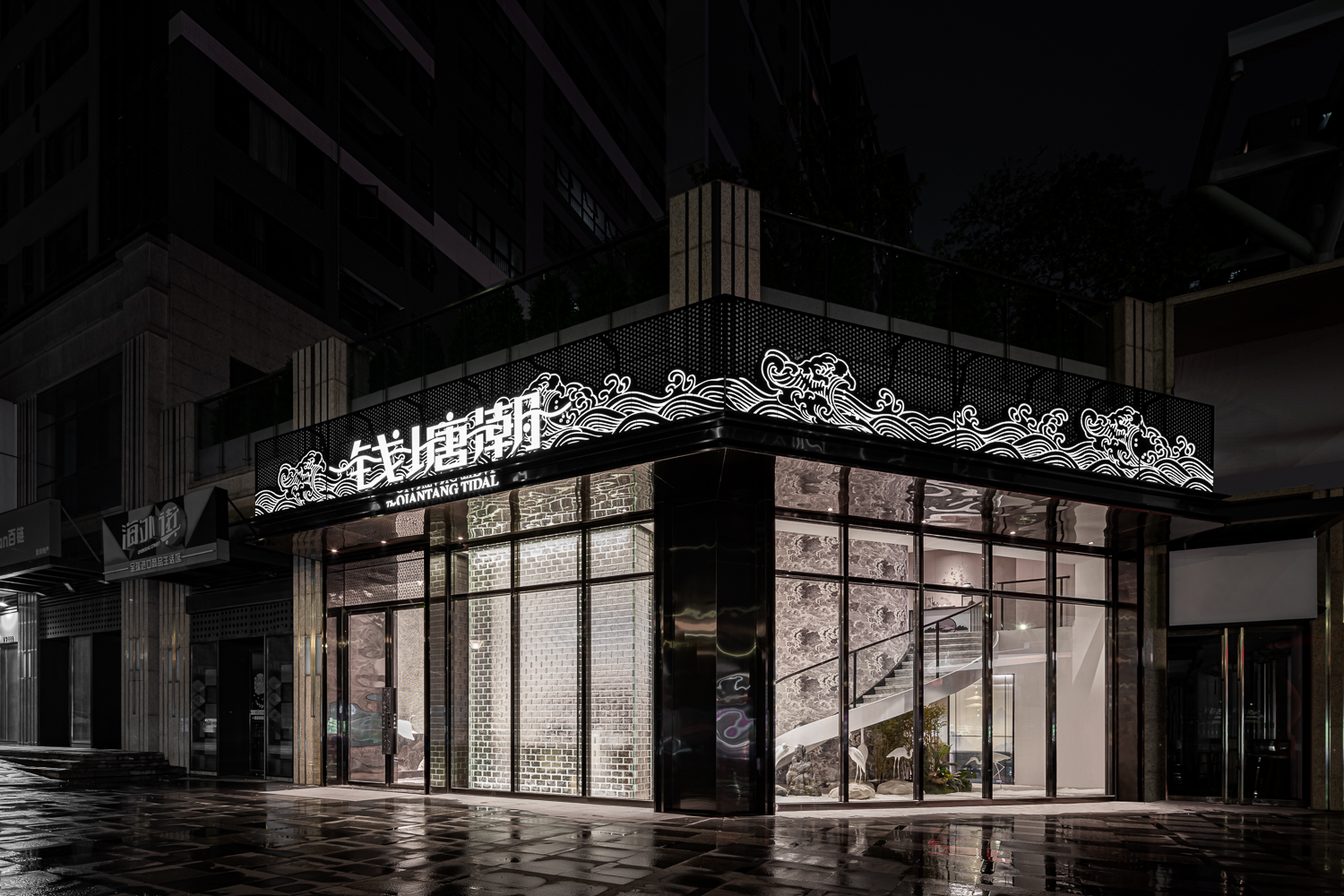 广东惠州·“钱塘潮”餐厅设计 / 艺鼎