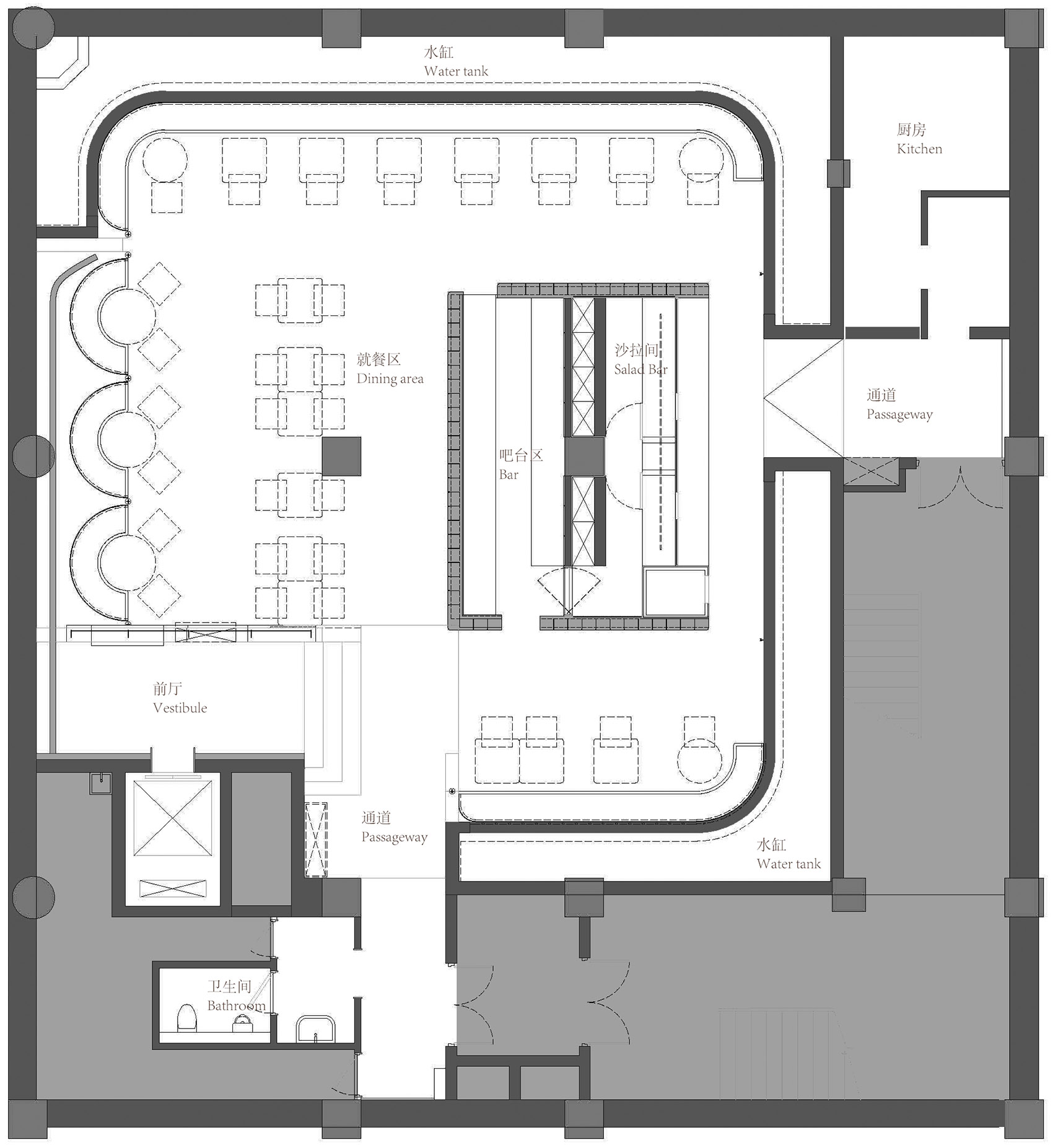 厦门·“反正”西餐厅(阿罗海店) / 反正建筑