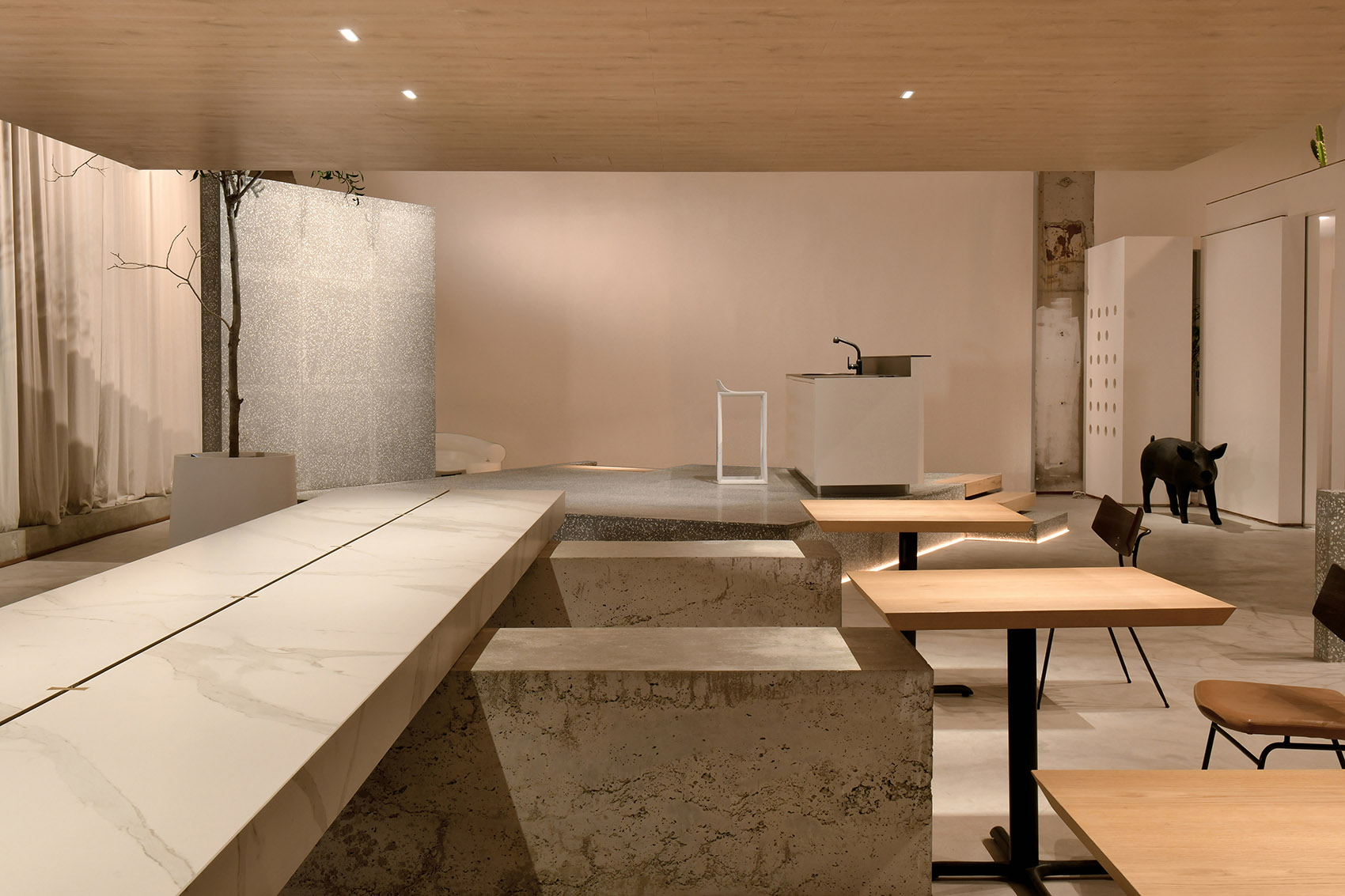 太原·“营造街巷—HANROW WOOD”木作展厅设计 / HOOOLDESIGN
