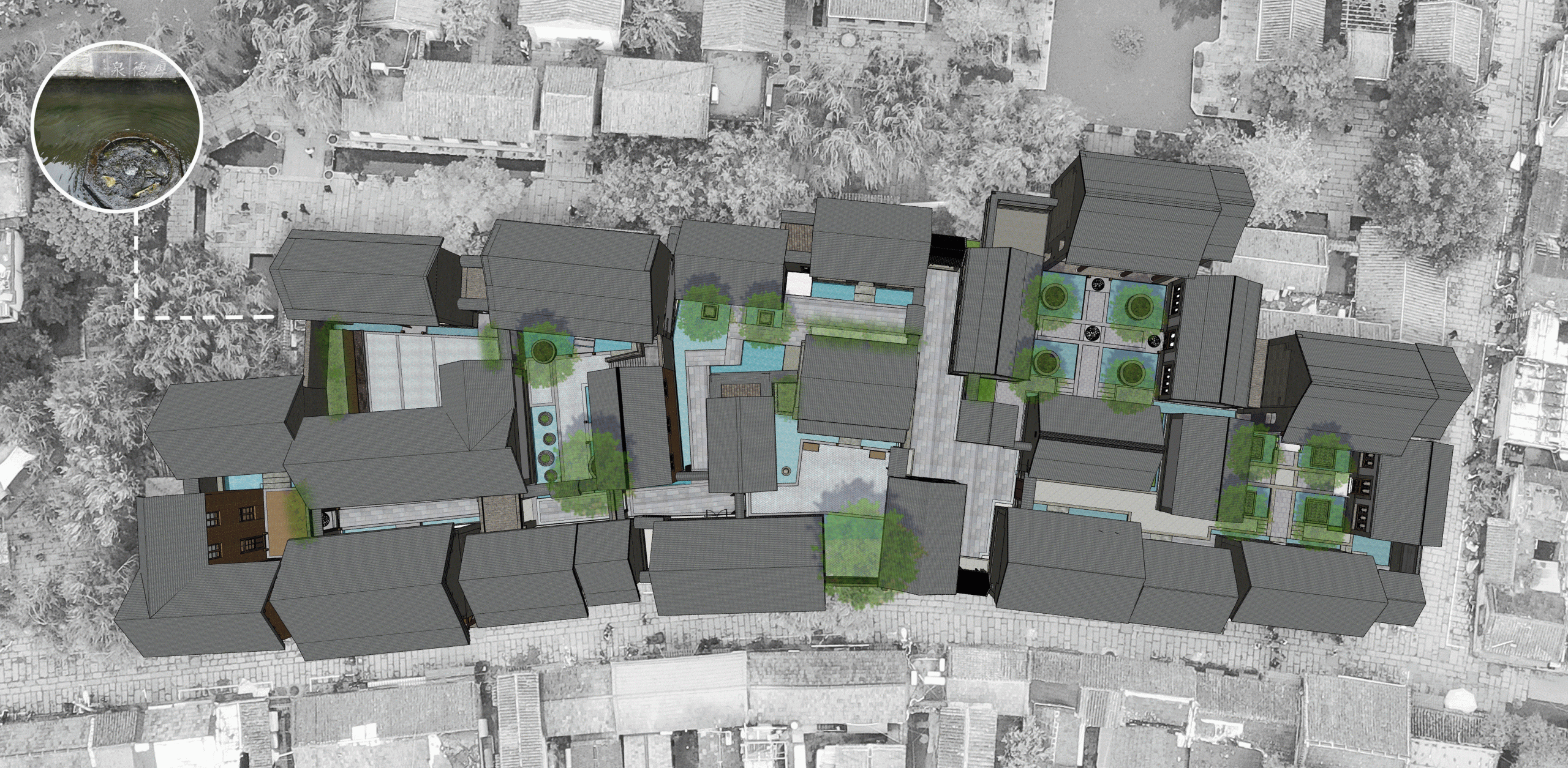 济南·百花洲C1C2古建落群改造精品酒店 / CCDI