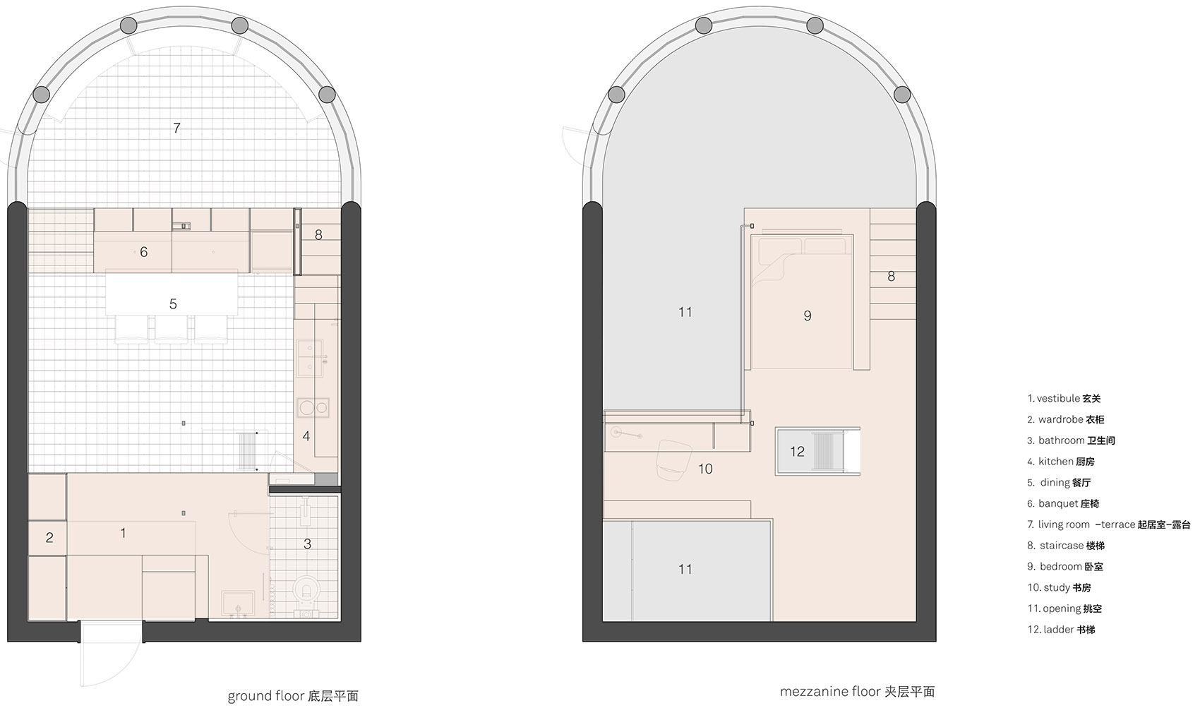上海·半圆厅LOFT公寓改造设计
