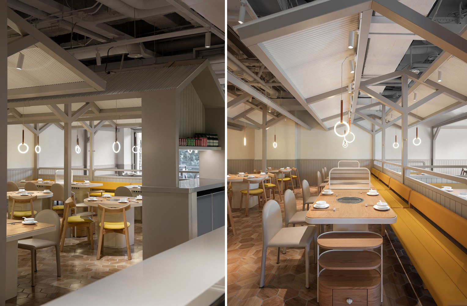 北京·“暖暖锅物”台湾火锅餐厅(暖山店) / 古鲁奇