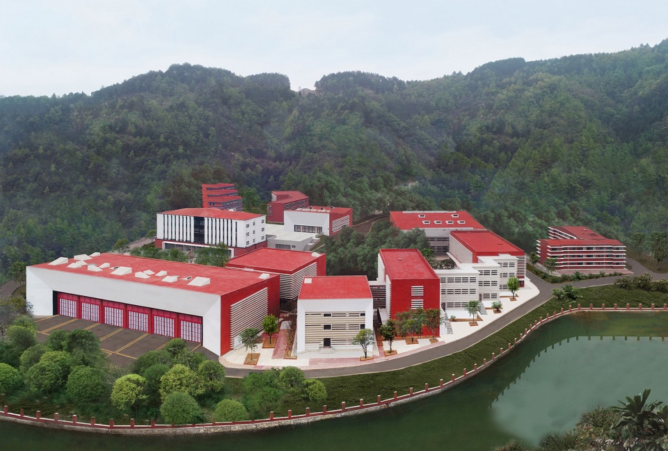 黔南山地消防与应急救援训练中心·贵州 | 西线工作室作品