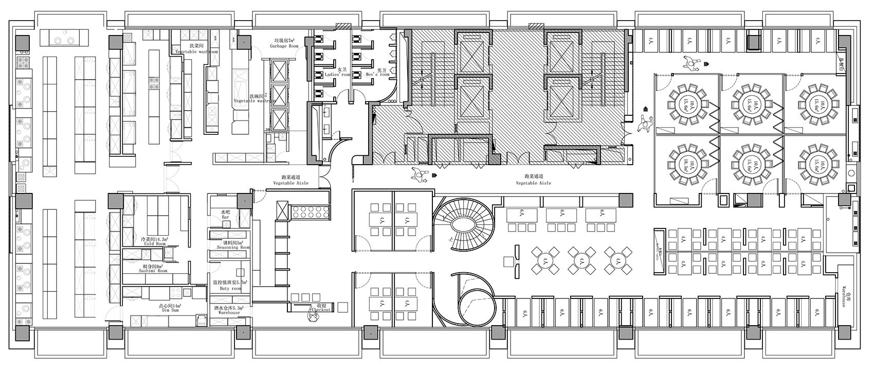杭州·“乔村”品牌餐厅设计(未来科技城店) / 澜廷