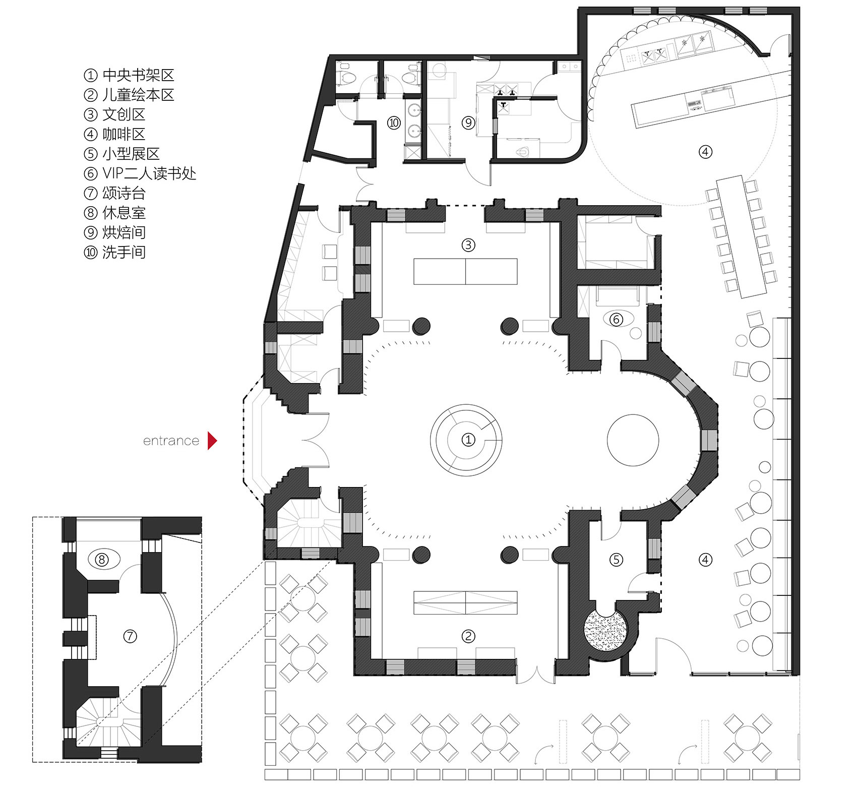上海·“思南书局”诗歌书店 / Wutopia Lab