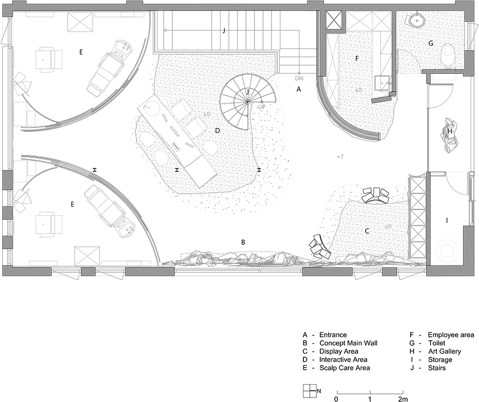 台湾·“碳境”—juliArt头皮理疗中心设计 / 水相