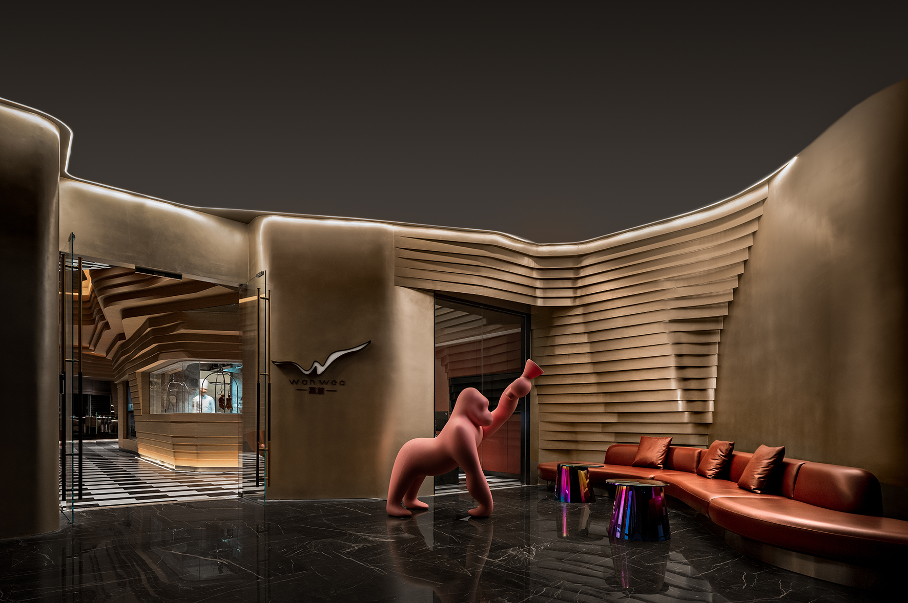 成都·“萬蔚”精品餐厅设计(COSMO店) / IN.X屋里门外