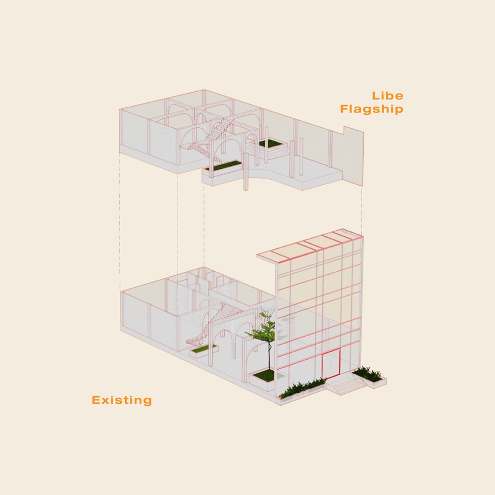 越南胡志明市·“LIBE莱伯”品牌旗舰店设计 / Red5studio