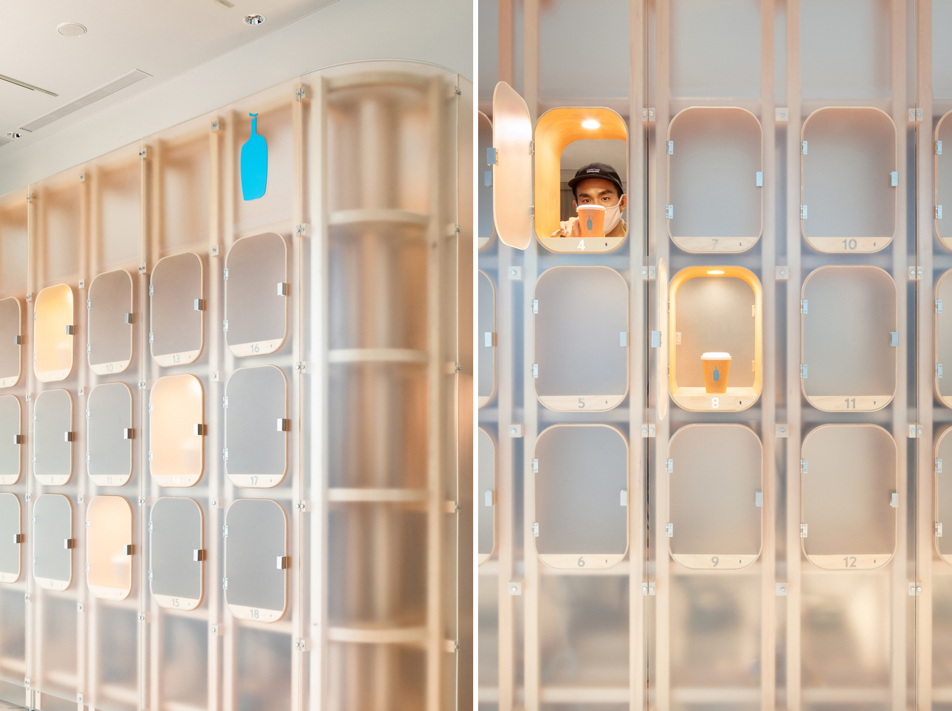 日本·“蓝瓶咖啡”快闪店设计 / Schemata Architects
