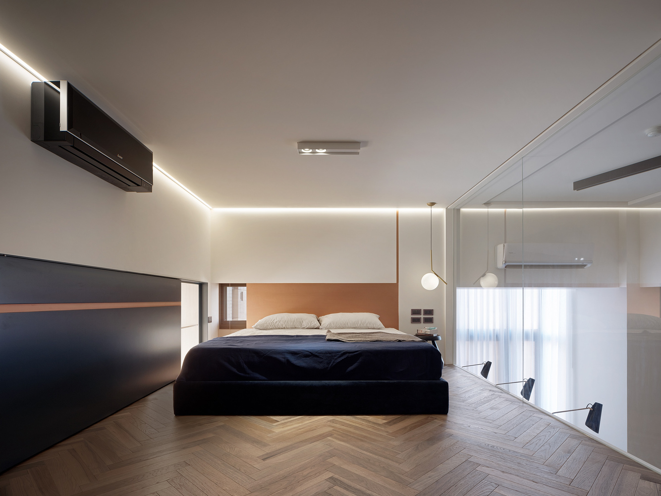 台湾“光引呈线”LOFT住宅空间设计