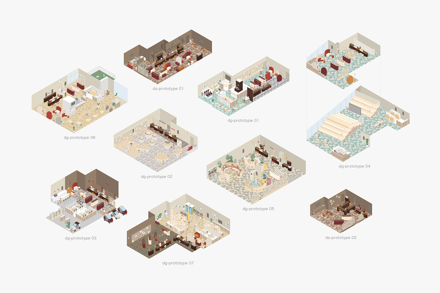 日本·docomo新零售体验店设计 / nendo