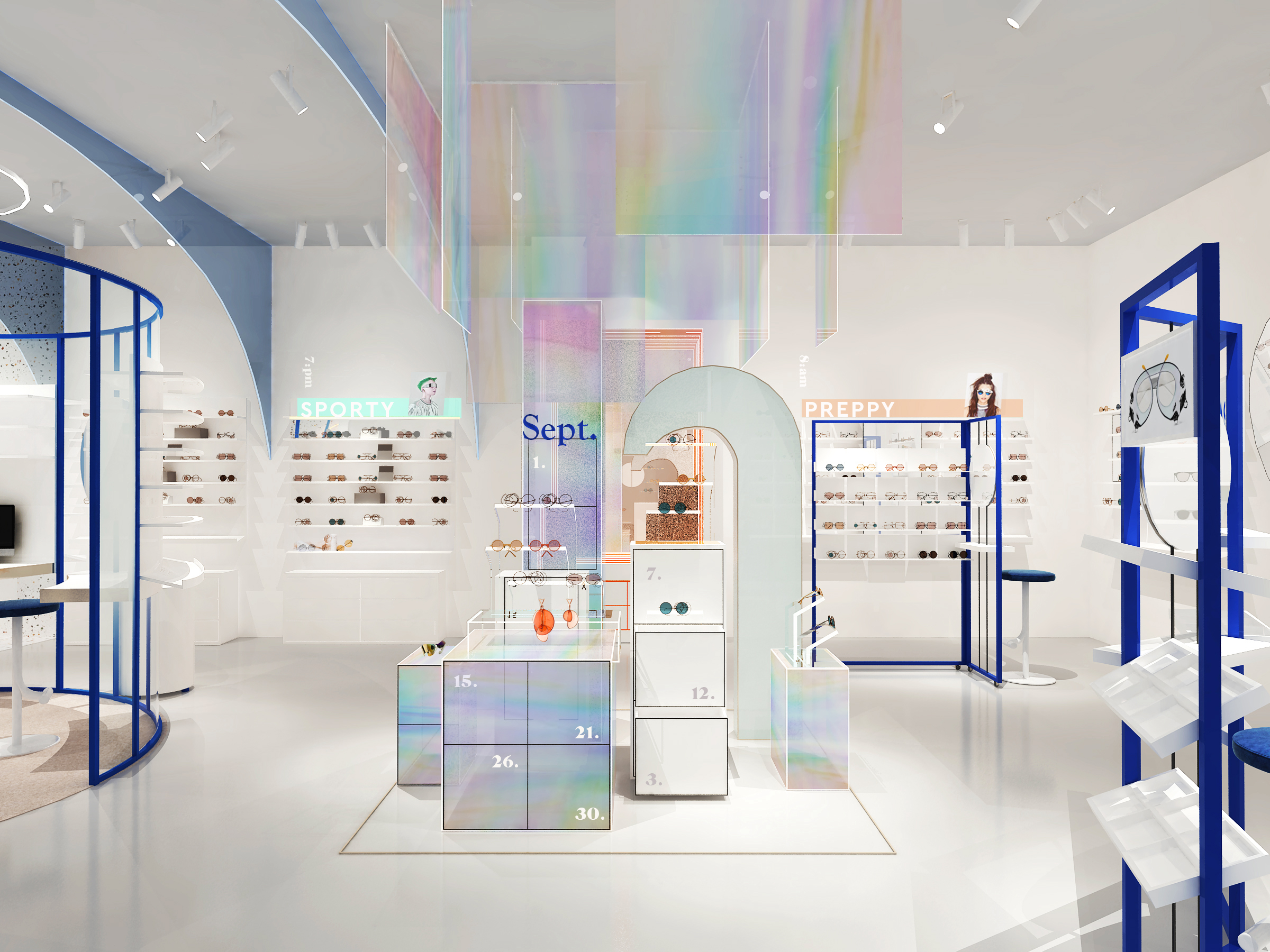 杭州·BLUEMO眼镜店设计 / ICD