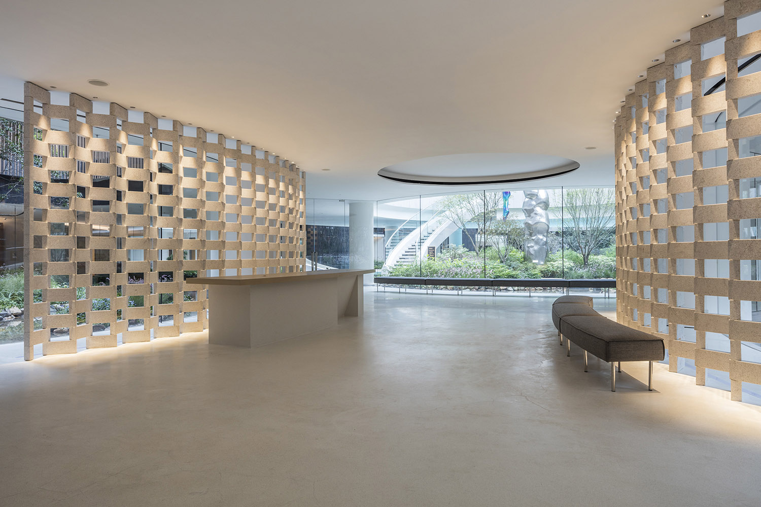 香港·Fleur Pavilia高档公寓会所及门厅设计