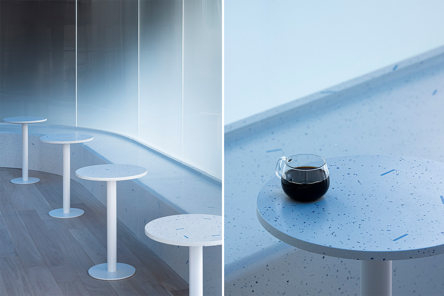 日本大阪·“Blue Bottle Coffee”蓝瓶咖啡厅(梅田茶屋町店) / I IN