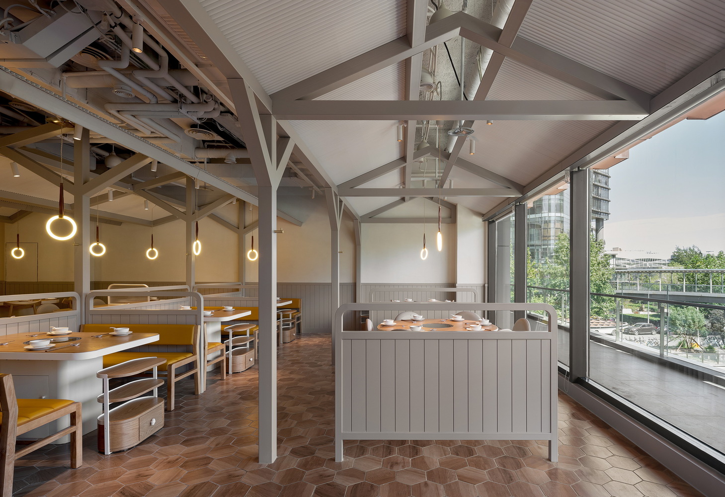 北京·“暖暖锅物”台湾火锅餐厅(暖山店) / 古鲁奇