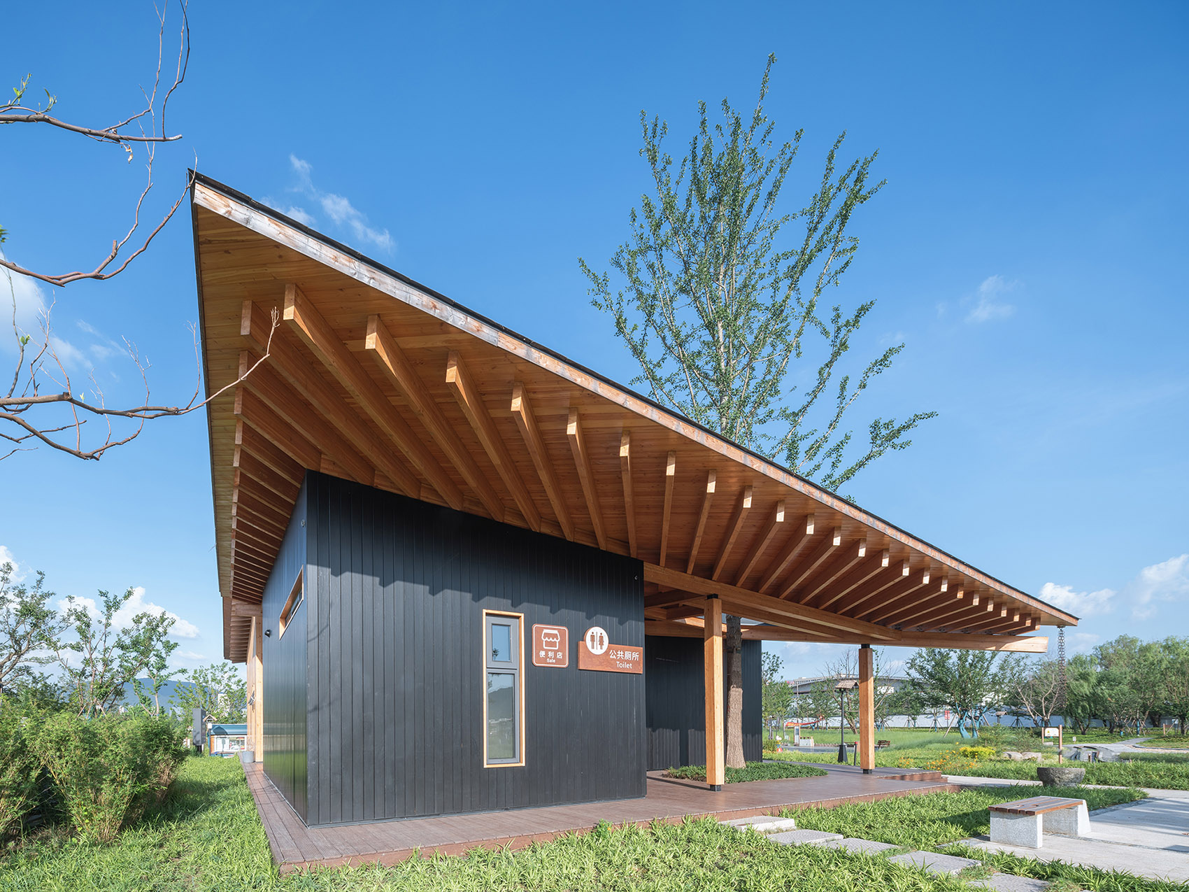 杭州·“阳陂湖湿地”接待中心设计 / 尌林建筑