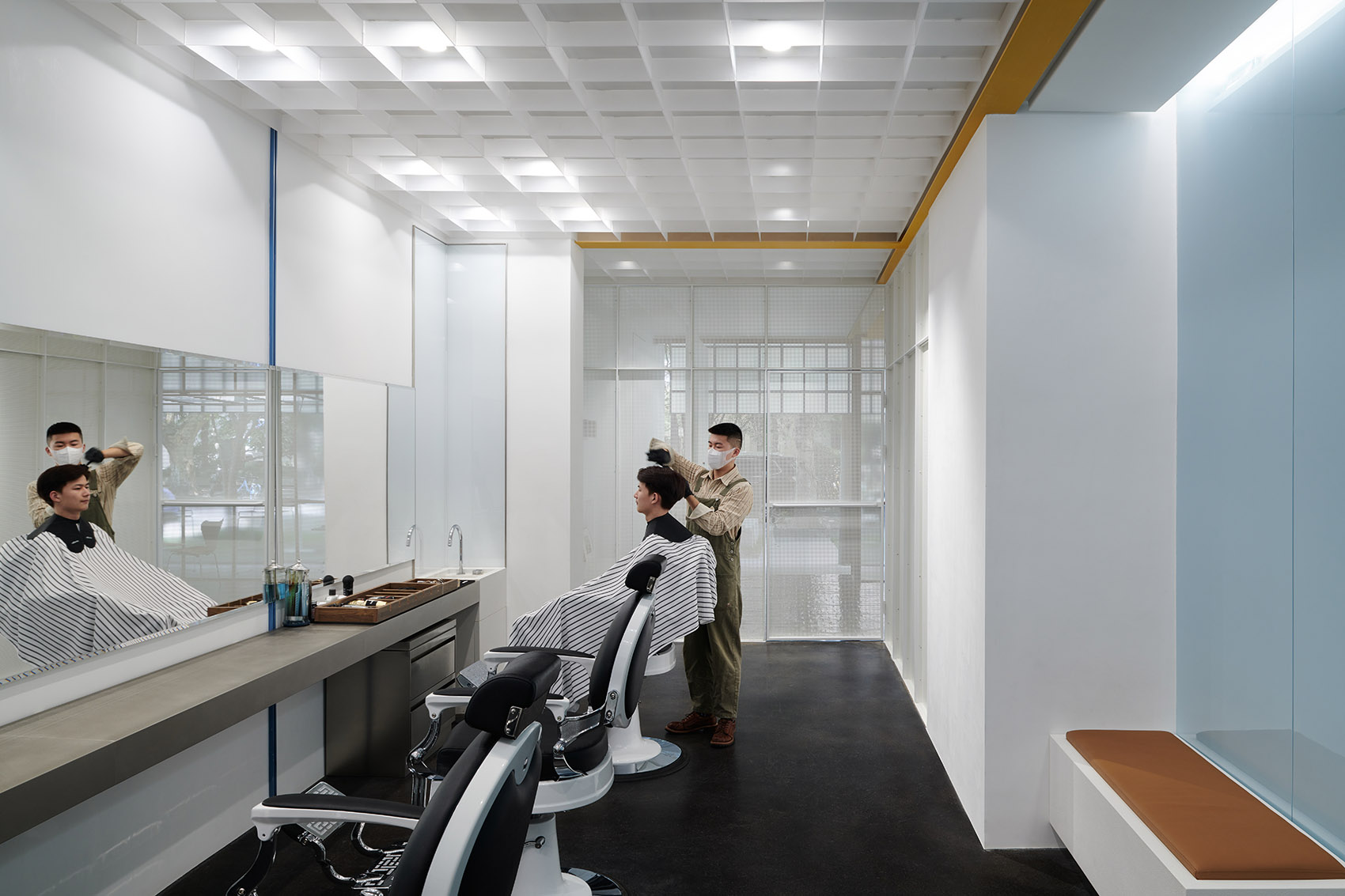 杭州·Reef Barbershop理发店设计 / SAY ARCHITECTS